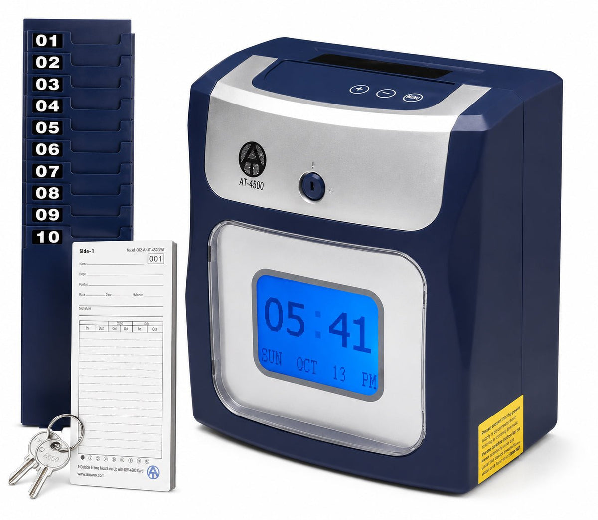 AT-4500 Calculating Time Recorder Bundle - Allied Time USA