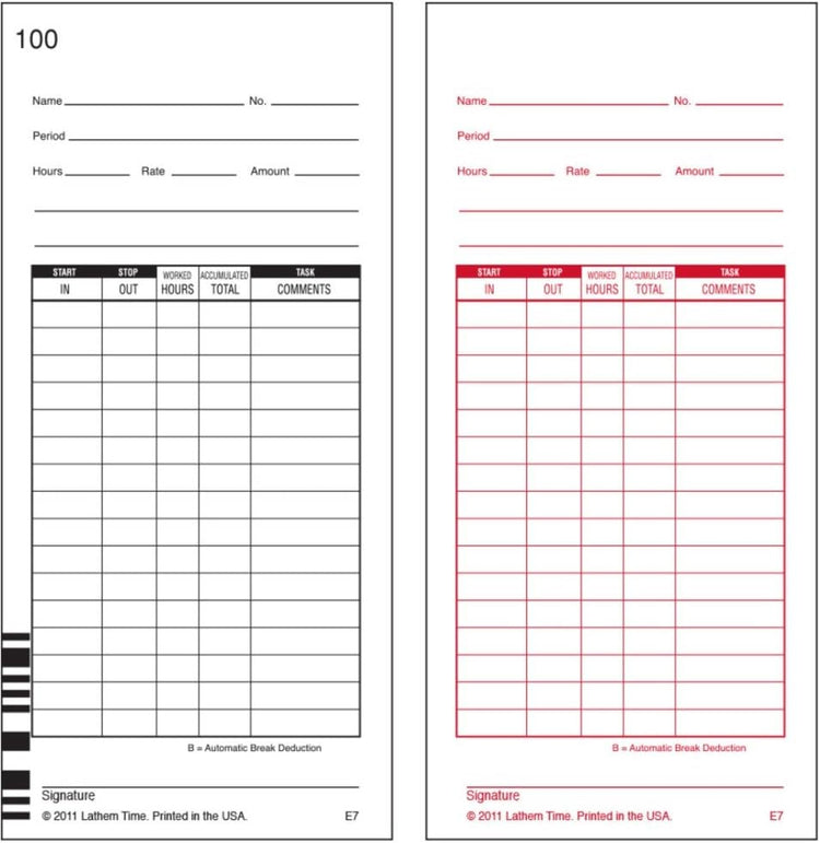 Time Cards – Allied Time USA