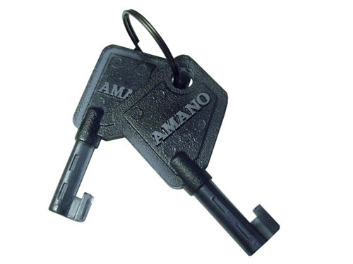 Amano Plastic Time Clock Key - Set of Two