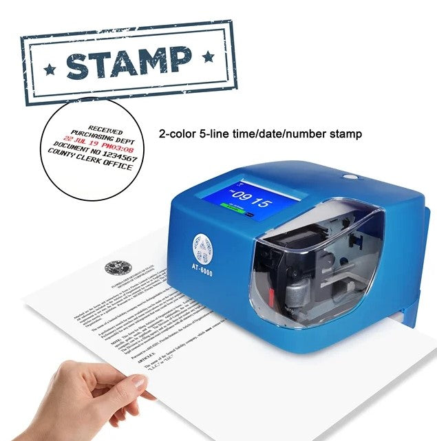 AT-6000 Stamp featuring 5 Line Print – Allied Time USA