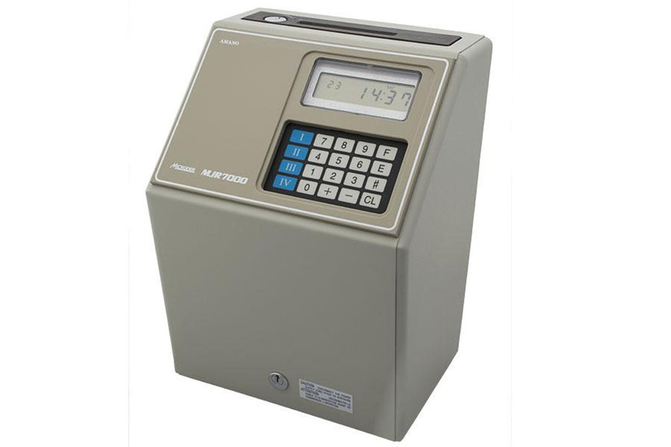 Amano MJR7000 Calculating Time Clock