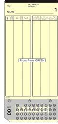Amano #000-249 Time Cards (Box of 1,000)