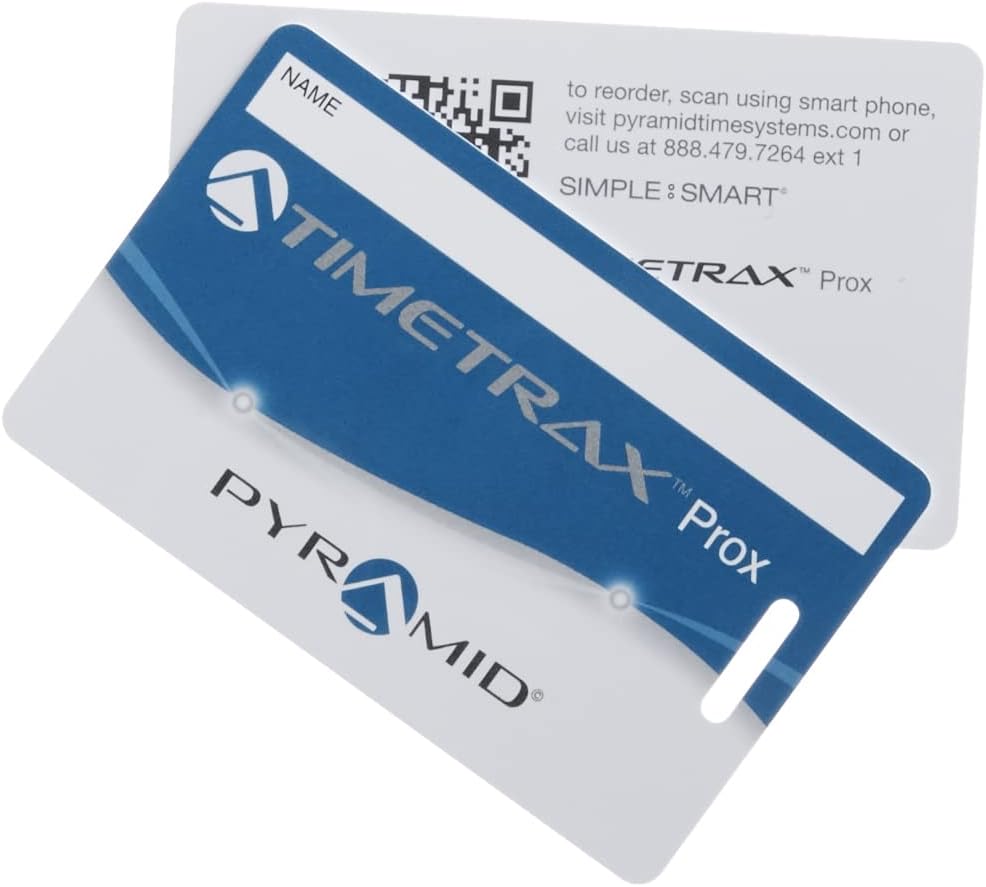 Pyramid TimeTrax Proximity Badges (Pack of 15) - Allied Time USA