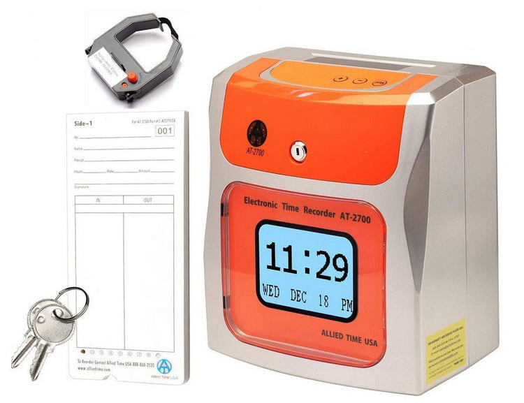 AT-2700 Automatic Top Load Time Recorder Bundle – Allied Time USA