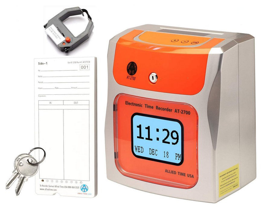 AT-2700 Automatic Top Load Time Recorder Bundle